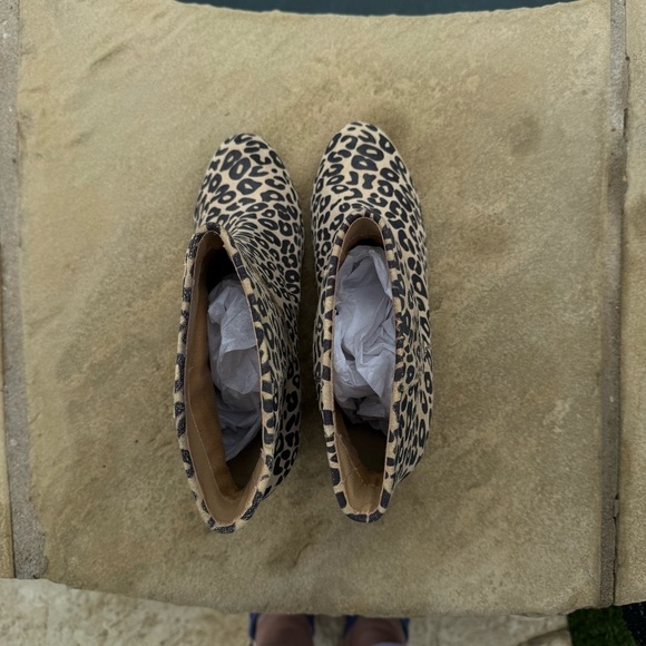 Mia Limited Edition Leopard Print Ankle Booties with Chunky Heel 8.5 - Picture 8 of 13